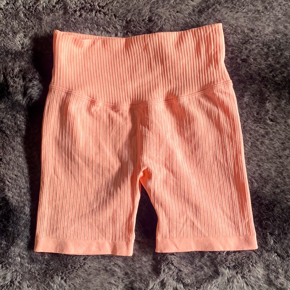 SHEIN pink bike shorts